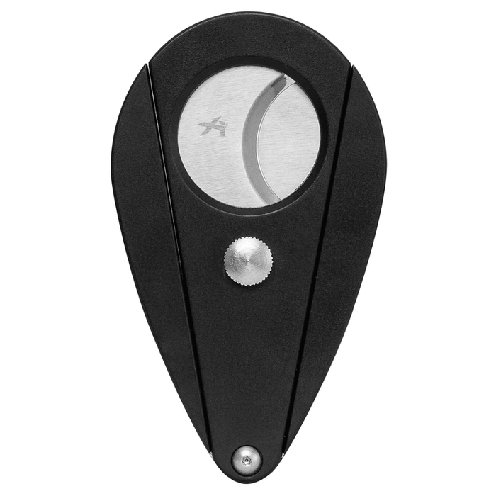 Xikar Xi80 cigar cutter black 80 ring gauge double guillotine stainless steel large cigar cutter premium cigar accessory