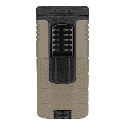 Xikar Tactical Triple Jet lighter wind resistant pocket clip fuel window adjustable flame premium cigar lighter