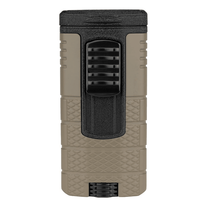 Xikar Tactical Triple Jet lighter wind resistant pocket clip fuel window adjustable flame premium cigar lighter