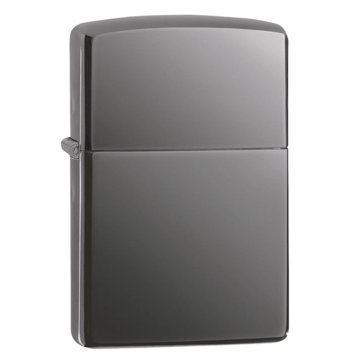Zippo 150 Black Ice windproof lighter black chrome high polish refillable metal lighter made in USA