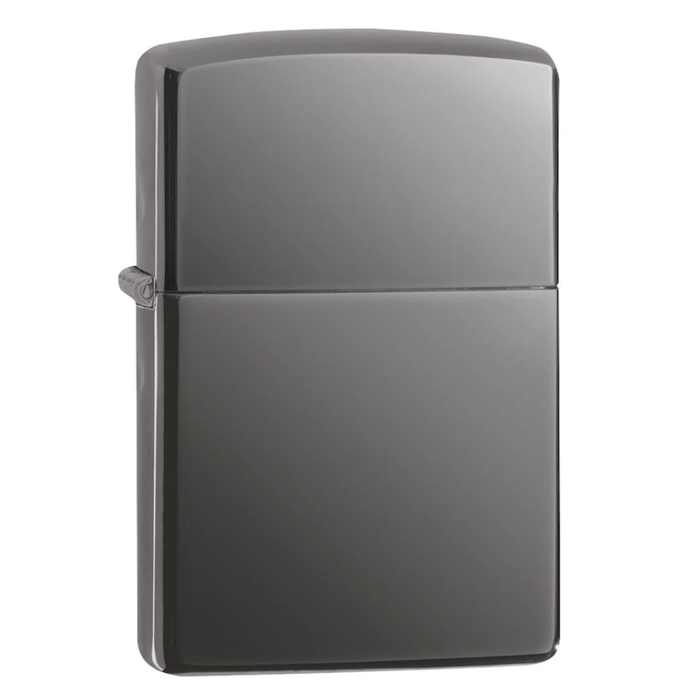Zippo 150 Black Ice windproof lighter black chrome high polish refillable metal lighter made in USA