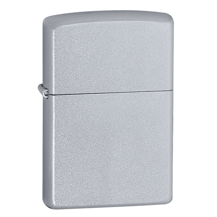 Zippo 205 Satin Chrome windproof lighter classic brushed silver refillable metal lighter made in USA
