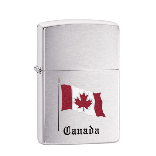 The Zippo Souvenir Flag of Canada is more than just a lighter—it’s a flaming symbol of national pride.