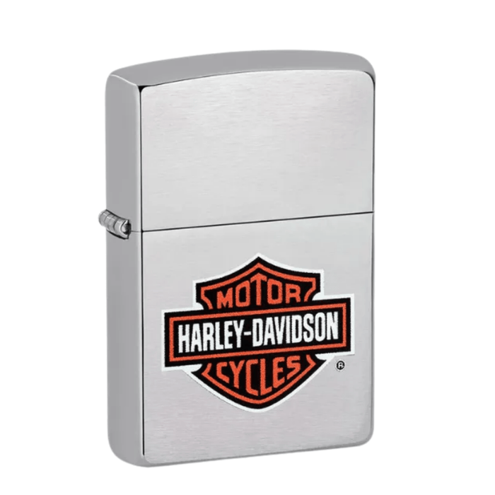 Zippo 200 Harley Davidson Brushed Chrome