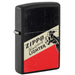 Zippo lighter with vintage design on a white background