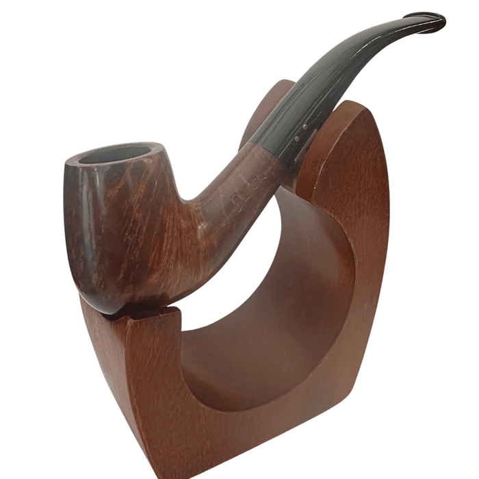 Brigham Algonquin 2 Dot pipe 23 bent billiard smooth briar tobacco pipe black stem classic smoking pipe