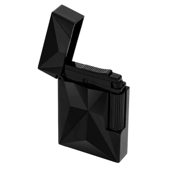 St Dupont Ligne 2 Lighter Small Fire X Black