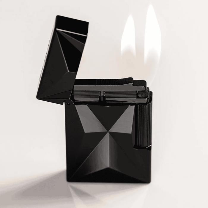 St Dupont Ligne 2 Lighter Small Fire X Black