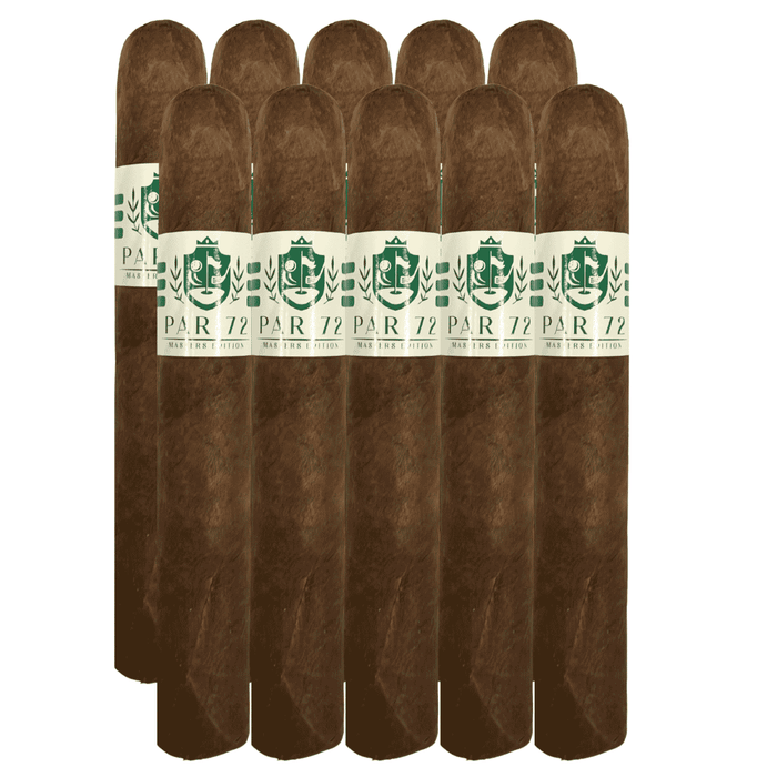 par 72 masters edition maduro gordo 10 pack san andres wrapper golf cigars