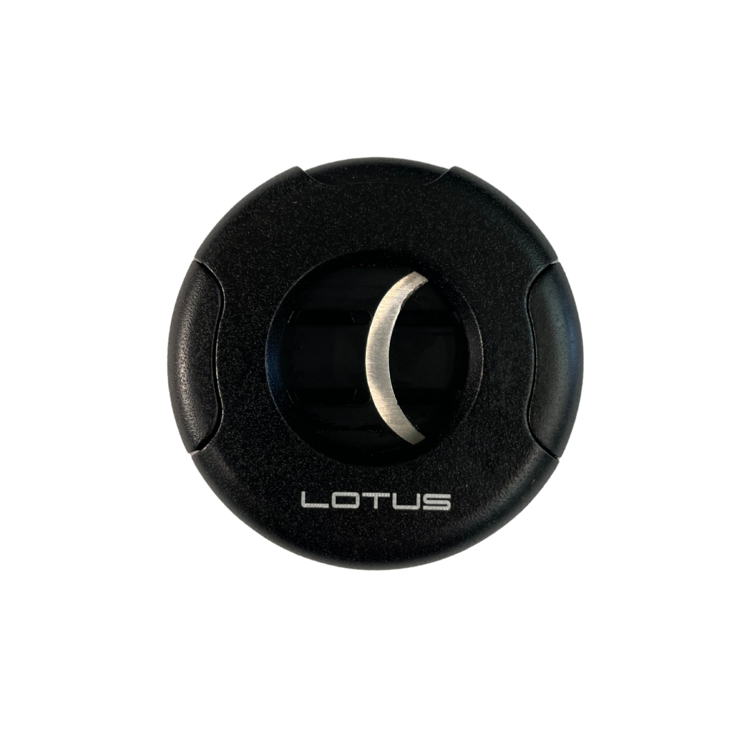 Lotus Meteor Round Cigar Cutter - Black