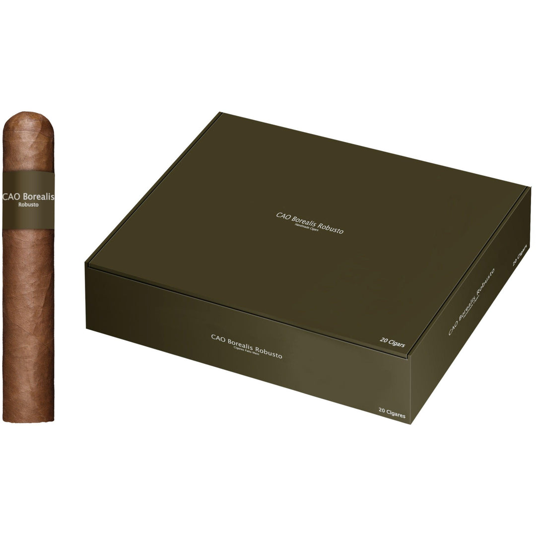 Wrapped in Ecuadorian Habano Viso, with a Nicaraguan binder and a filler that blends Nicaraguan tobacco with Cuban-seed Canadian leaf, CAO Borealis is a medium-bodied cigar.