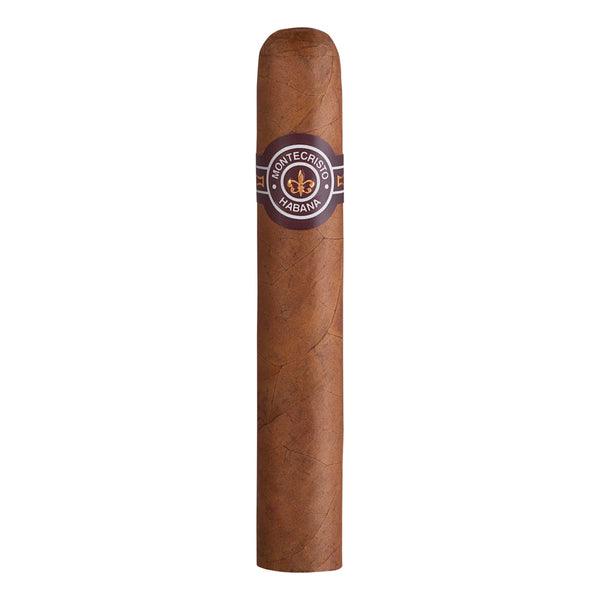 5 is one of the most flavoursome cigars the brand produce. In appearance it's very similar but smaller to other Montecristos and has a solid construction that helps it burn with a rich white smoke. The Montecristo No. 5 contains a mild to strong tobacco that's flavoured with spices, vanilla, cocoa and chocolate.