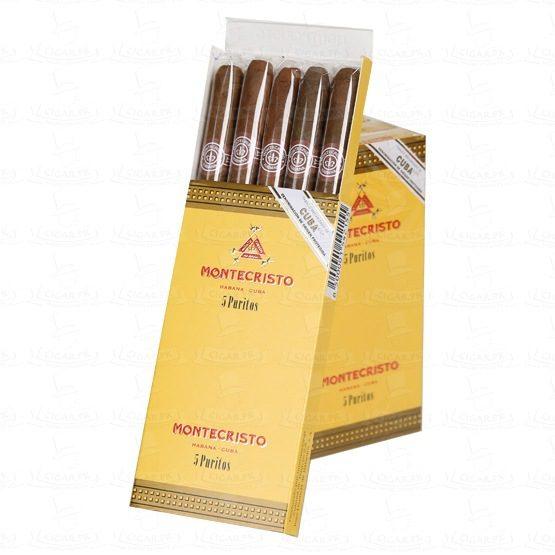 The Montecristo Puritos is a Purito vitola, with a 27 ring gauge and 109mm in length. The cold draw of the Puritos offers a light flavour of hay mixed with a touch of leather, once lit flavours of sweet cream, coffee and toasted tobacco are up front with a dash of spice coming in halfway through.