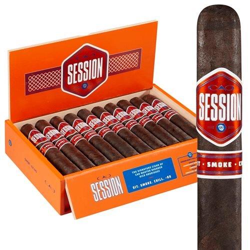 CAO Session was blended to be the ideal cigar for any cigar smoker. The filler tobacco combination gives Session it's bold flavor, while a unique post-fermentation wrapper treatment deepens Session's flavor and darkens its color.