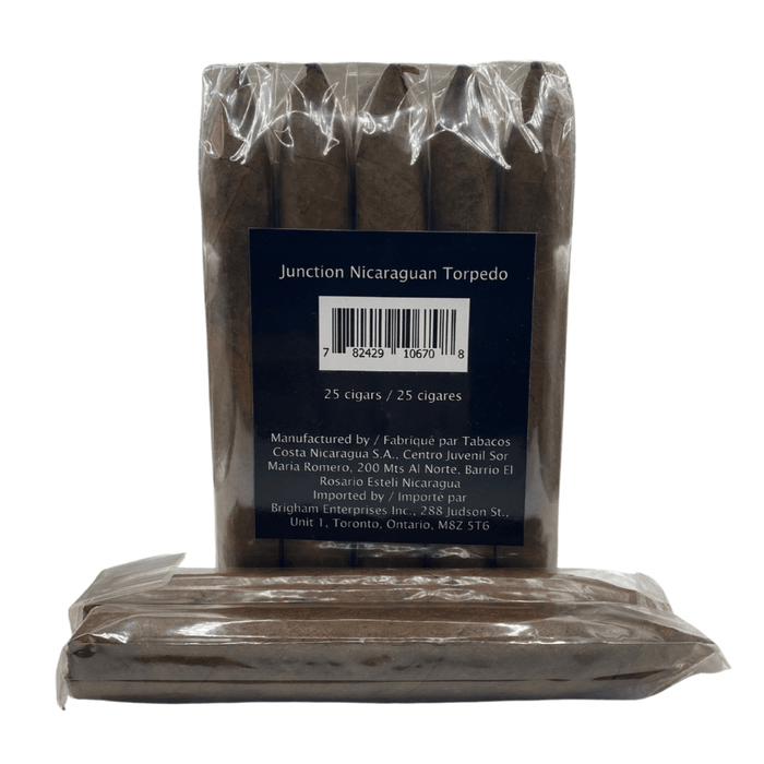 Junction Nicaragua Torpedo - 25 Cigar Pack Junction