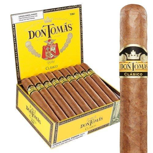 Origin : Honduras Length : 5 1/2 Ring Gauge : 50 Shape : Robusto Strength : Mild. Don Tomas Robusto cigars are famous for mild to medium bodied taste and top notch cigar construction with a silky finish.