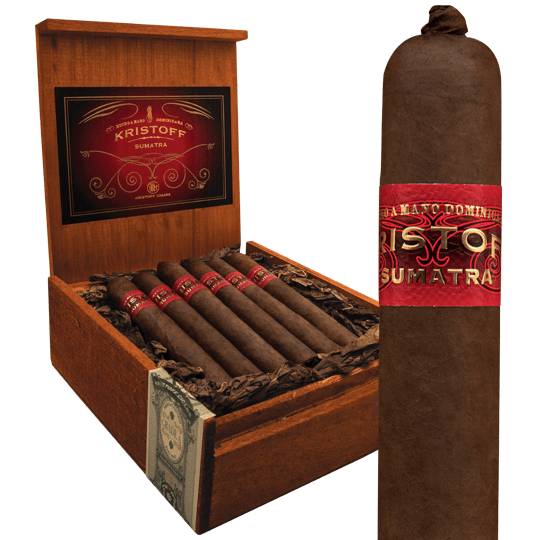 The Kristoff Sumatra is a medium bodied cigar with velvety floral notes, spice, cinnamon and a smooth sweet finish. This very traditional Cuban flavor will have you feeling like you've been transported back to old world Cuba.