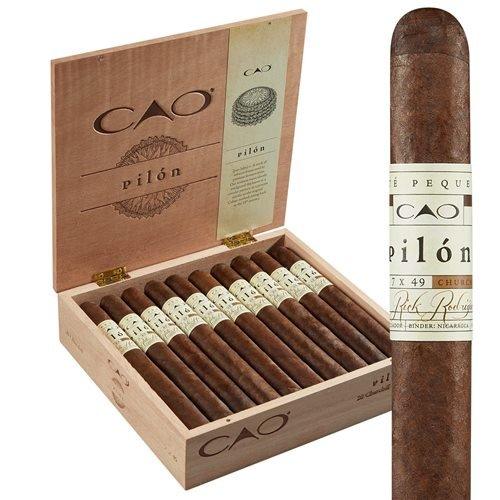 CAO Pilon comes dressed in a dazzling Ecuador Habano wrapper, encasing the binder and long-fillers from Nicaragua. This cigar is medium-bodied and packs flavor in droves with delicious notes of spice, cedar, pepper, nuts, and cocoa.