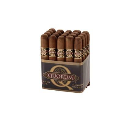 Quorum cigars are handmade in Nicaragua, a country known for rich soil producing some of the world's heartiest, full-bodied tobacco. Available in three varieties, Classic, Shade and Maduro. These cigars contain binders and wrappers that make each blend unique.