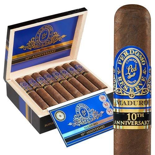 Perdomo 20th Anniversary Maduro is medium to full-bodied and unbelievably complex, delivering flavors of coffee, earth, leather and the perfect amount of spice